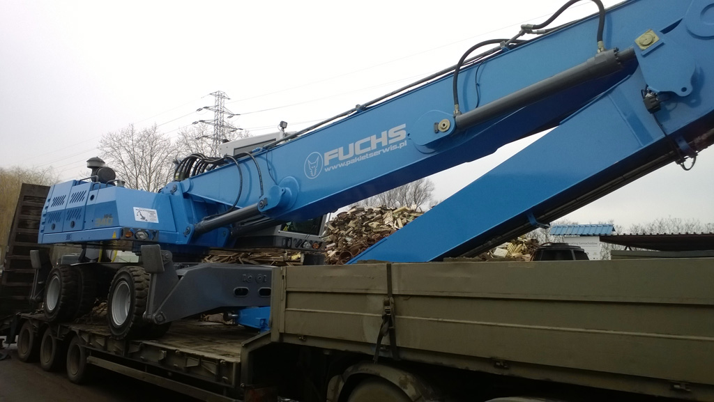 TEREX-Fuchs MHL 340 2008 dostarczony do klienta